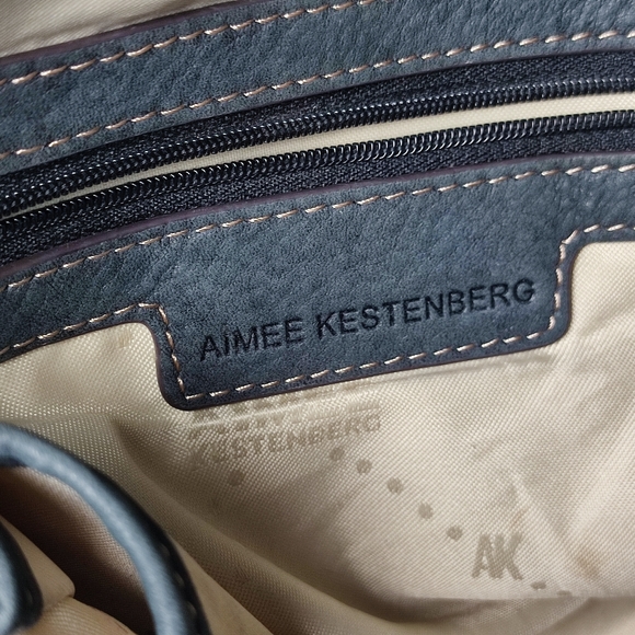 Aimee Kestenberg Studded Nubuck Leather Crossbody Shoulder Bag EUC - Picture 11 of 13